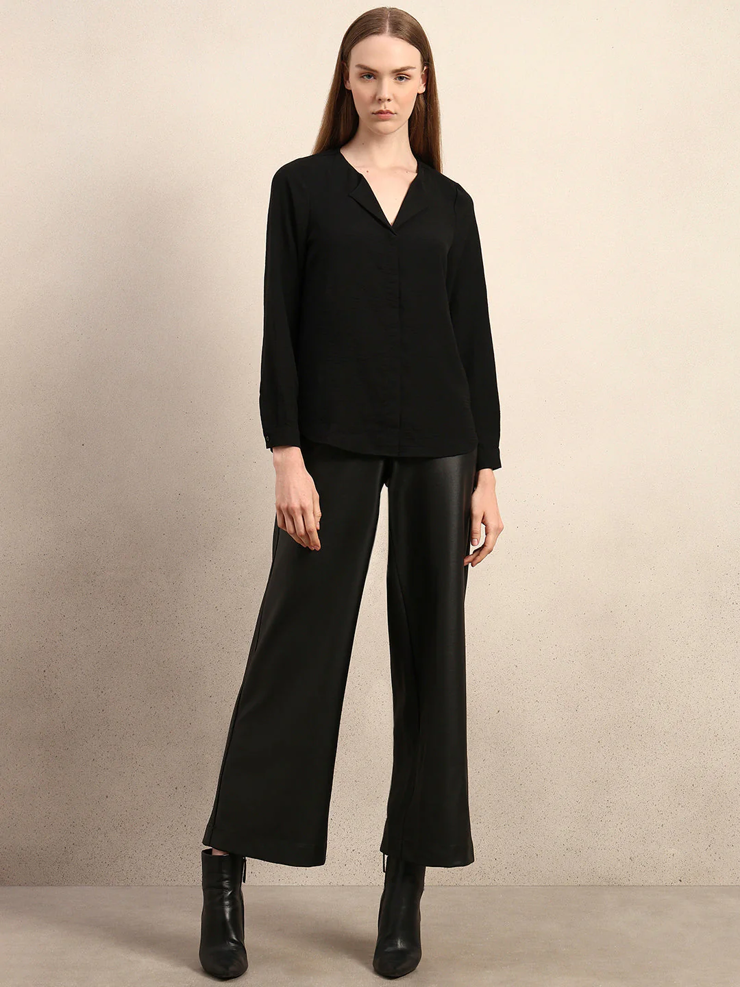 Black Lapel Shirt - Image 5