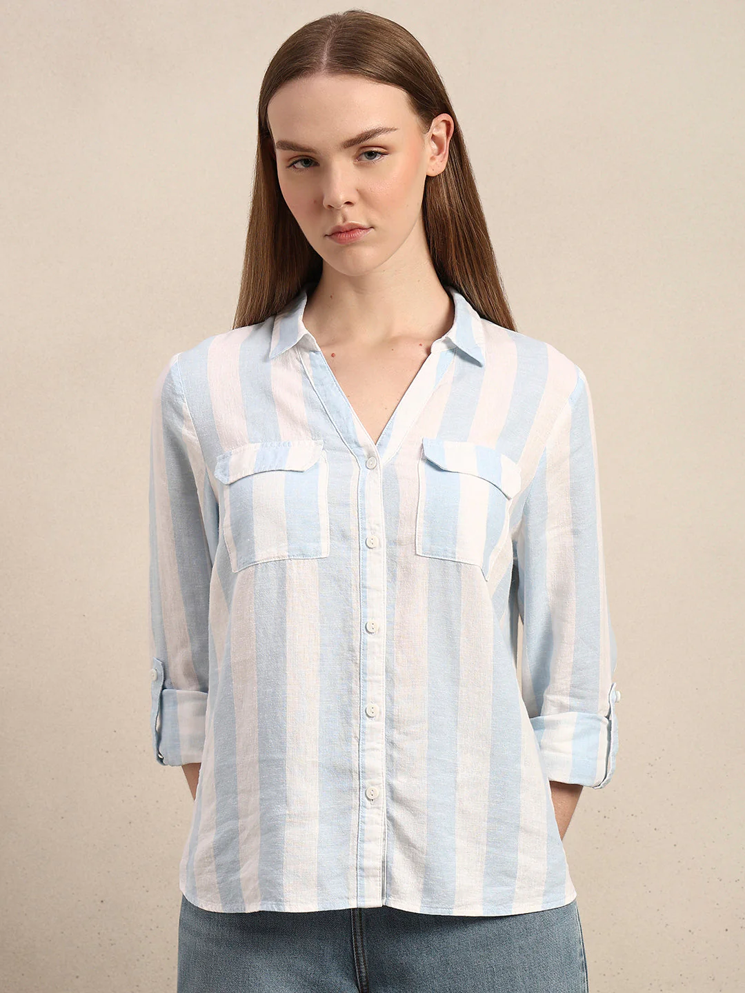Striped Utility Shirt - Image 2