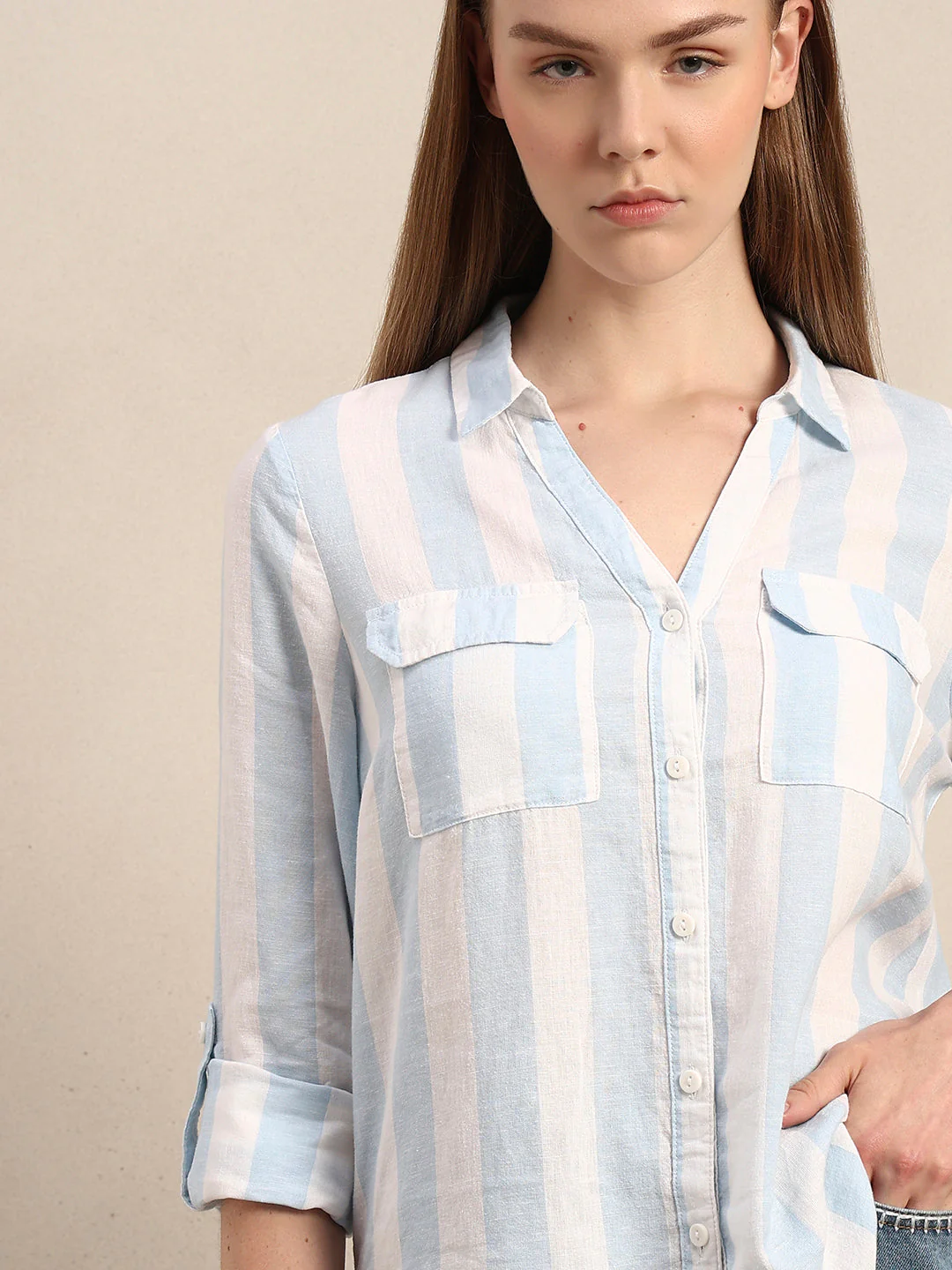 Striped Utility Shirt - Image 6