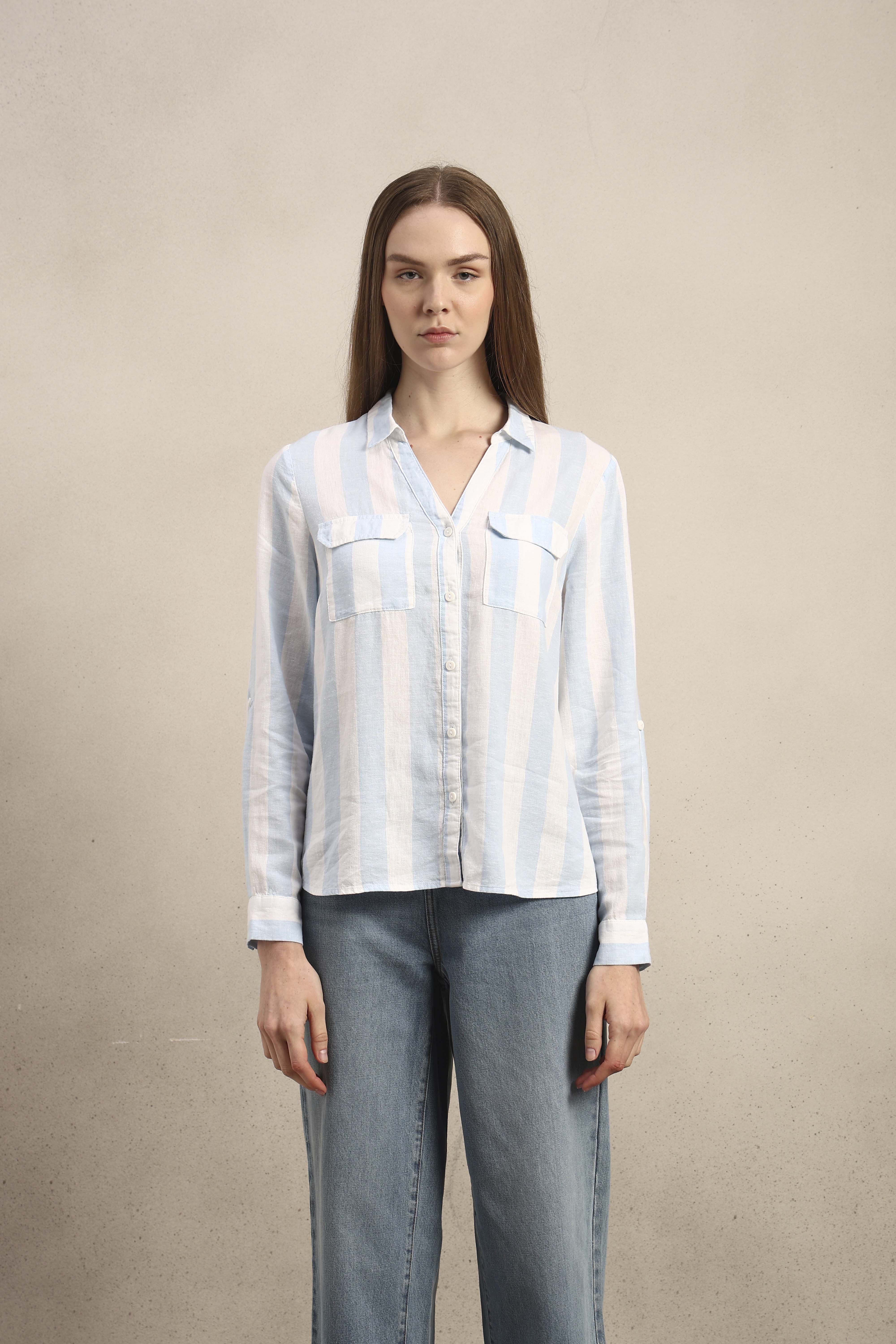 Striped Utility Shirt - Image 9