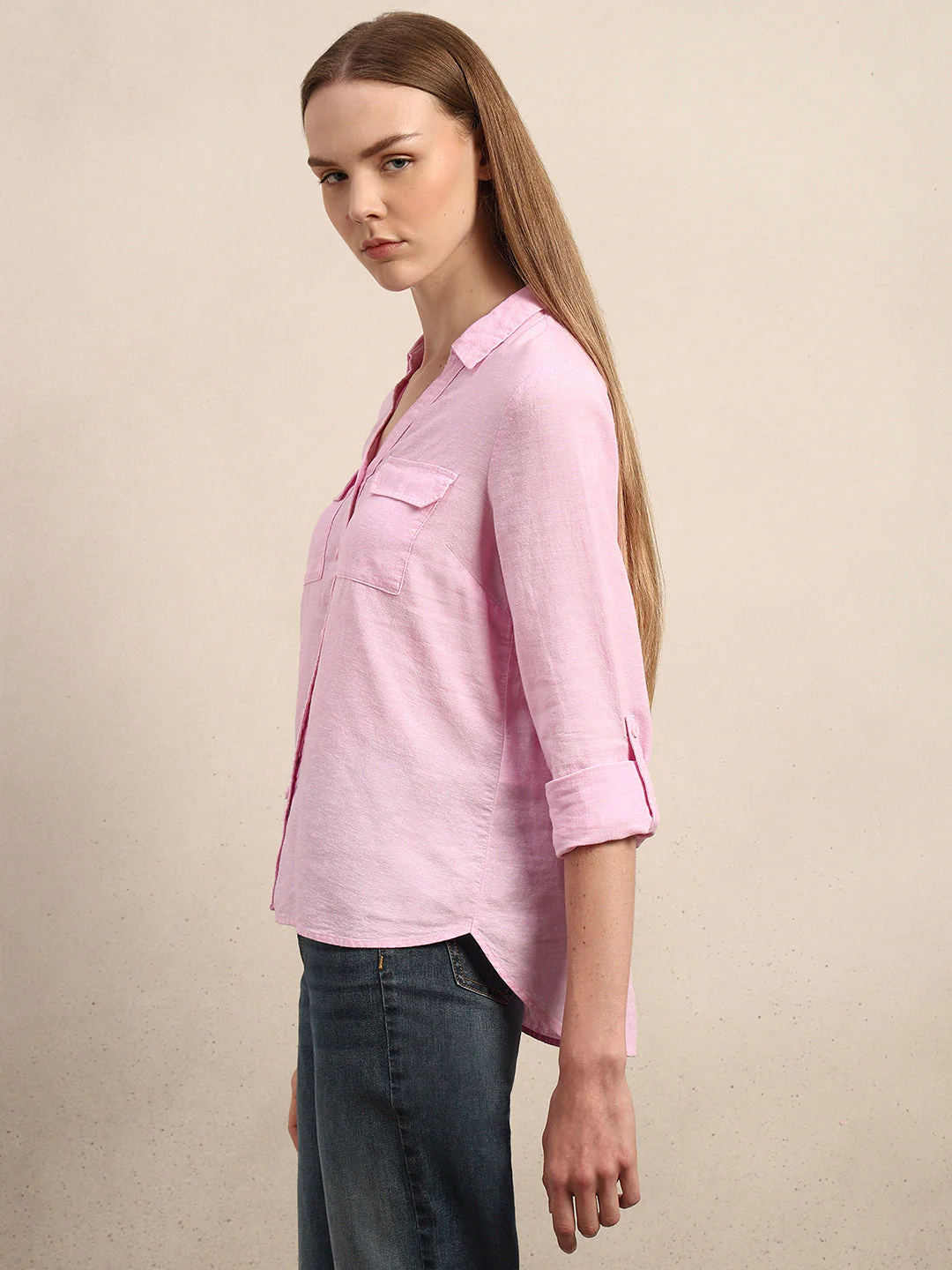 Pink Utility Shirt - Image 3