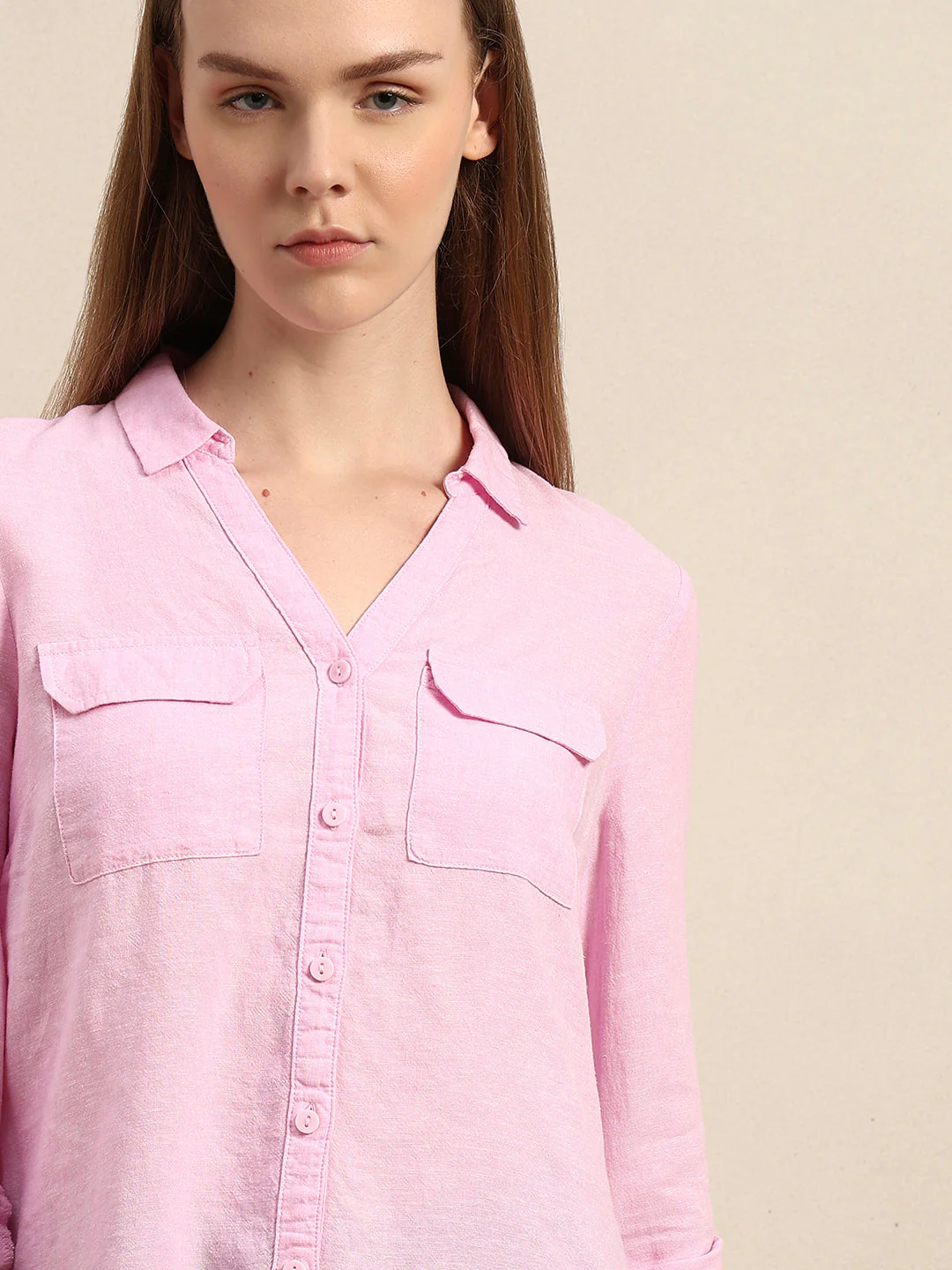 Pink Utility Shirt - Image 6