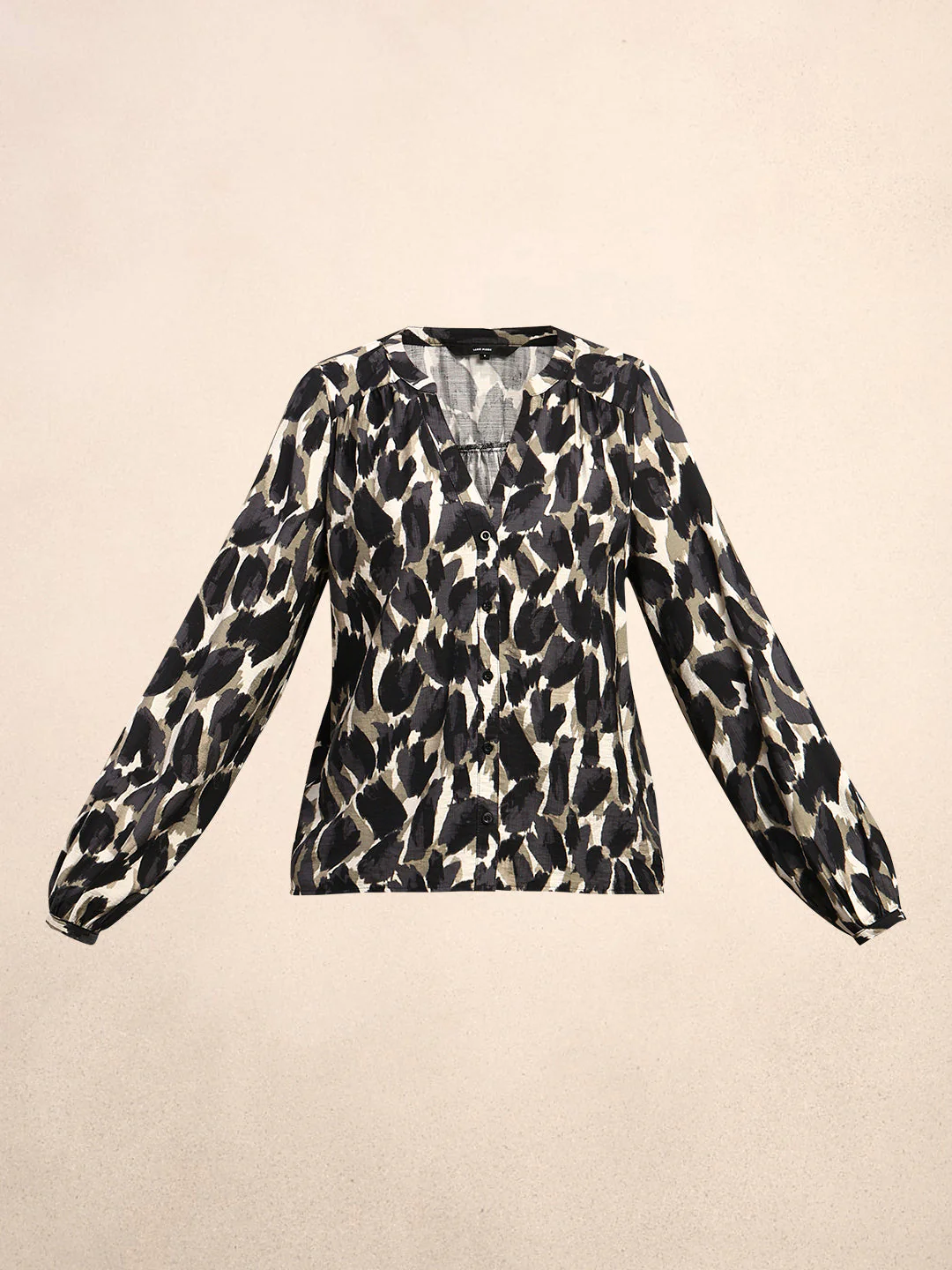 Abstract Animal Print Shirt - Image 7