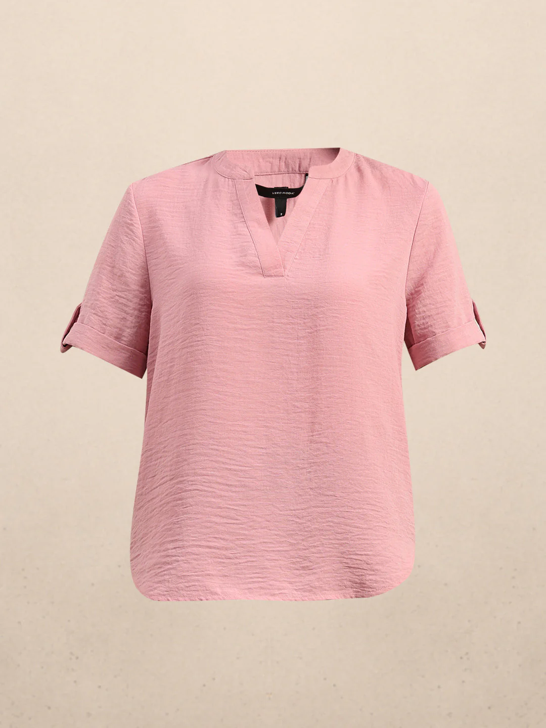 Textured V-Neck Top - Image 6