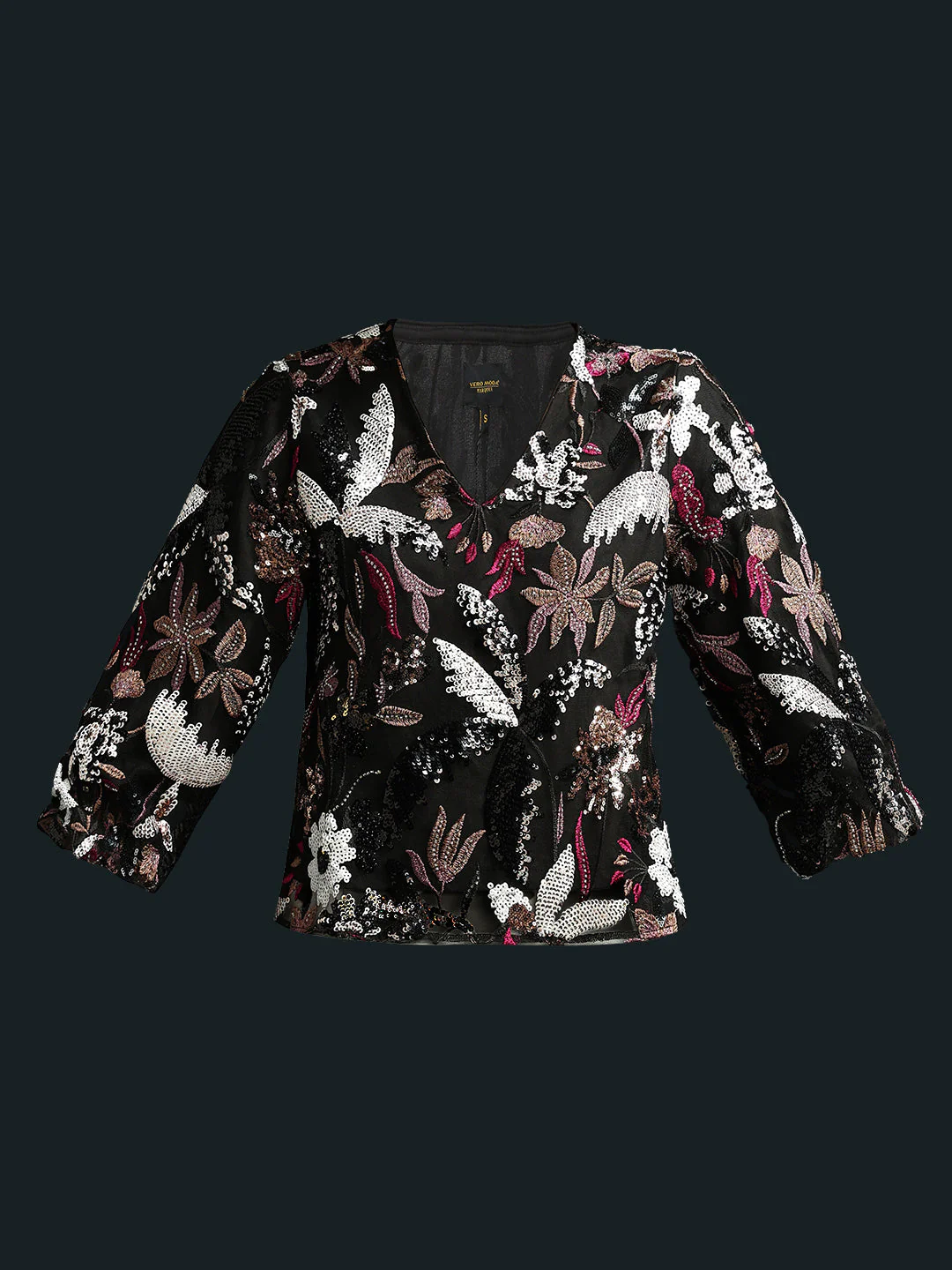 Marquee Floral Sequined Top - Image 7