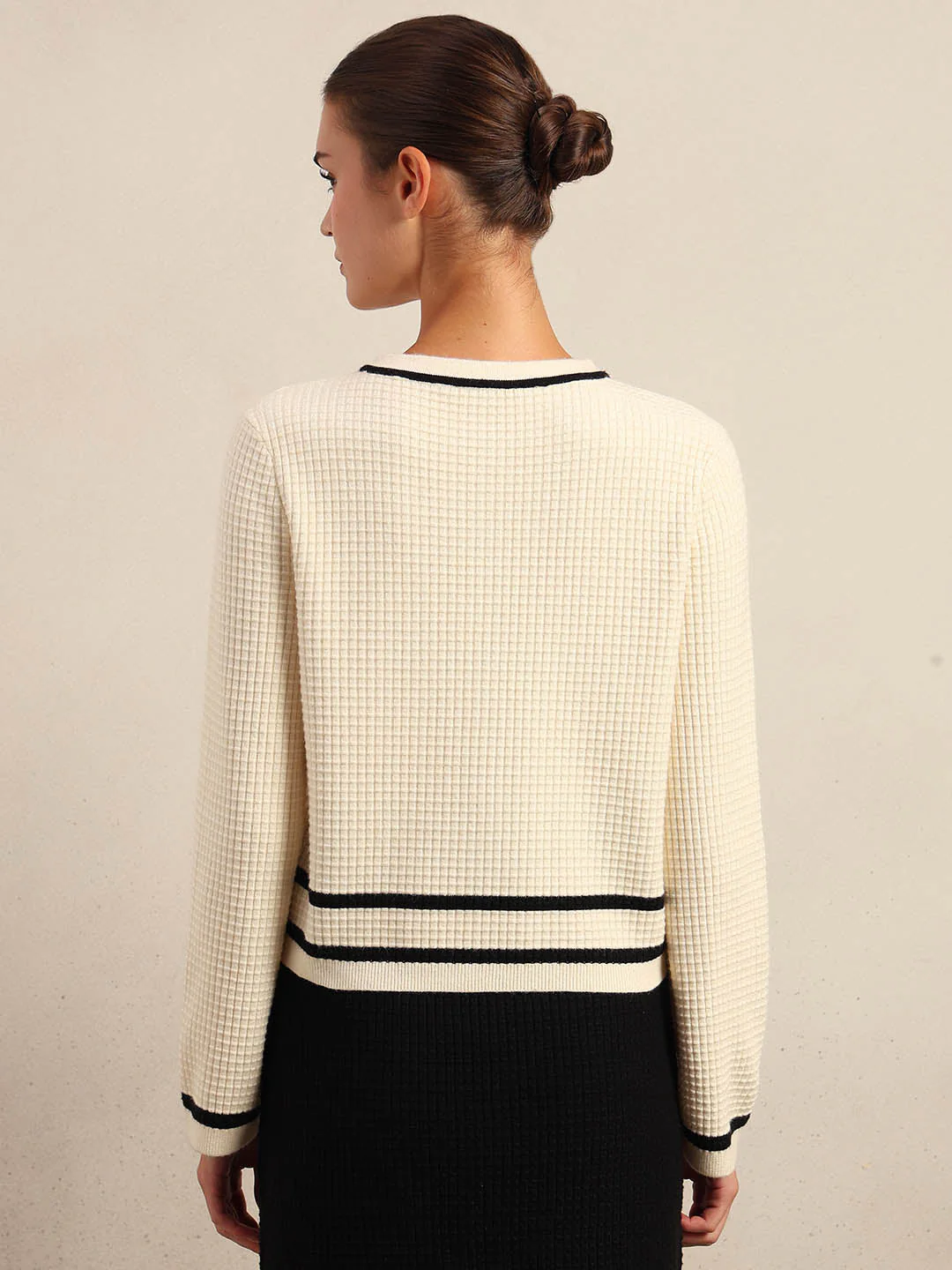 Textured Knit Cardigan - Image 4