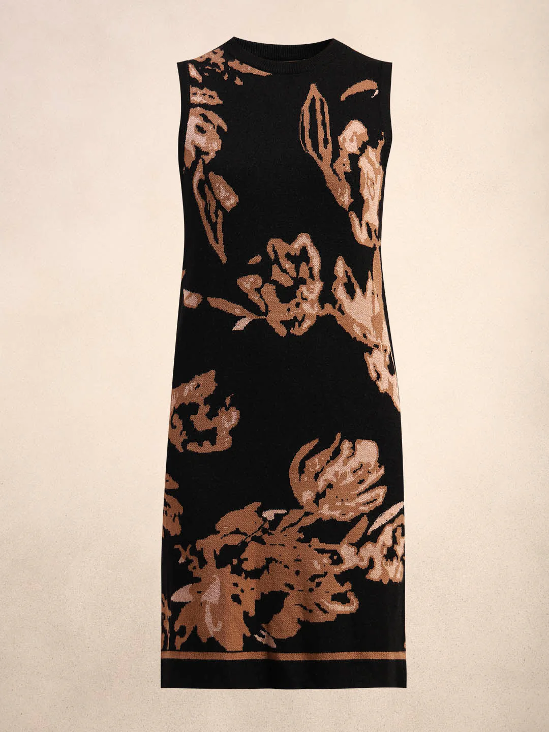 Floral Knitted Mini Dress - Image 7