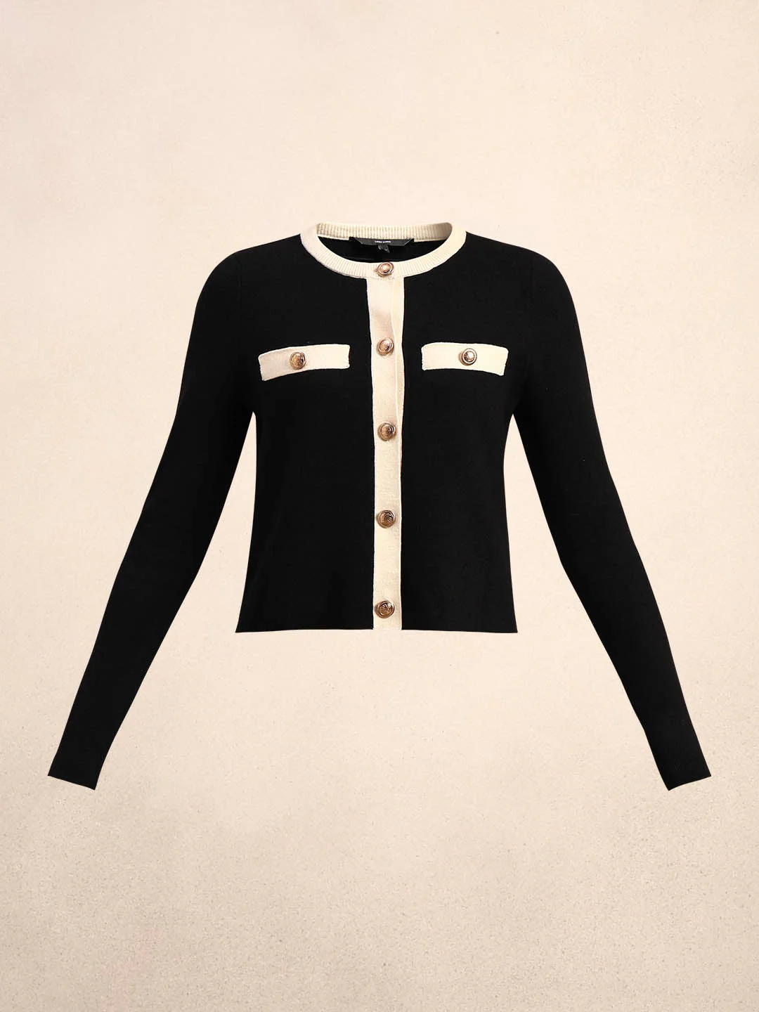 Black Knitted Cardigan - Image 7