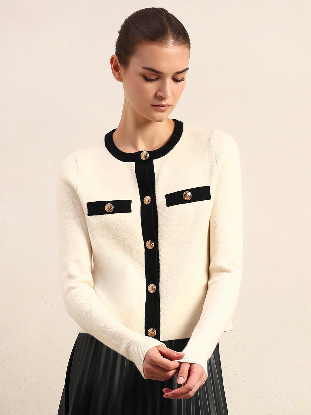Off-White Knitted Cardigan - Image 2