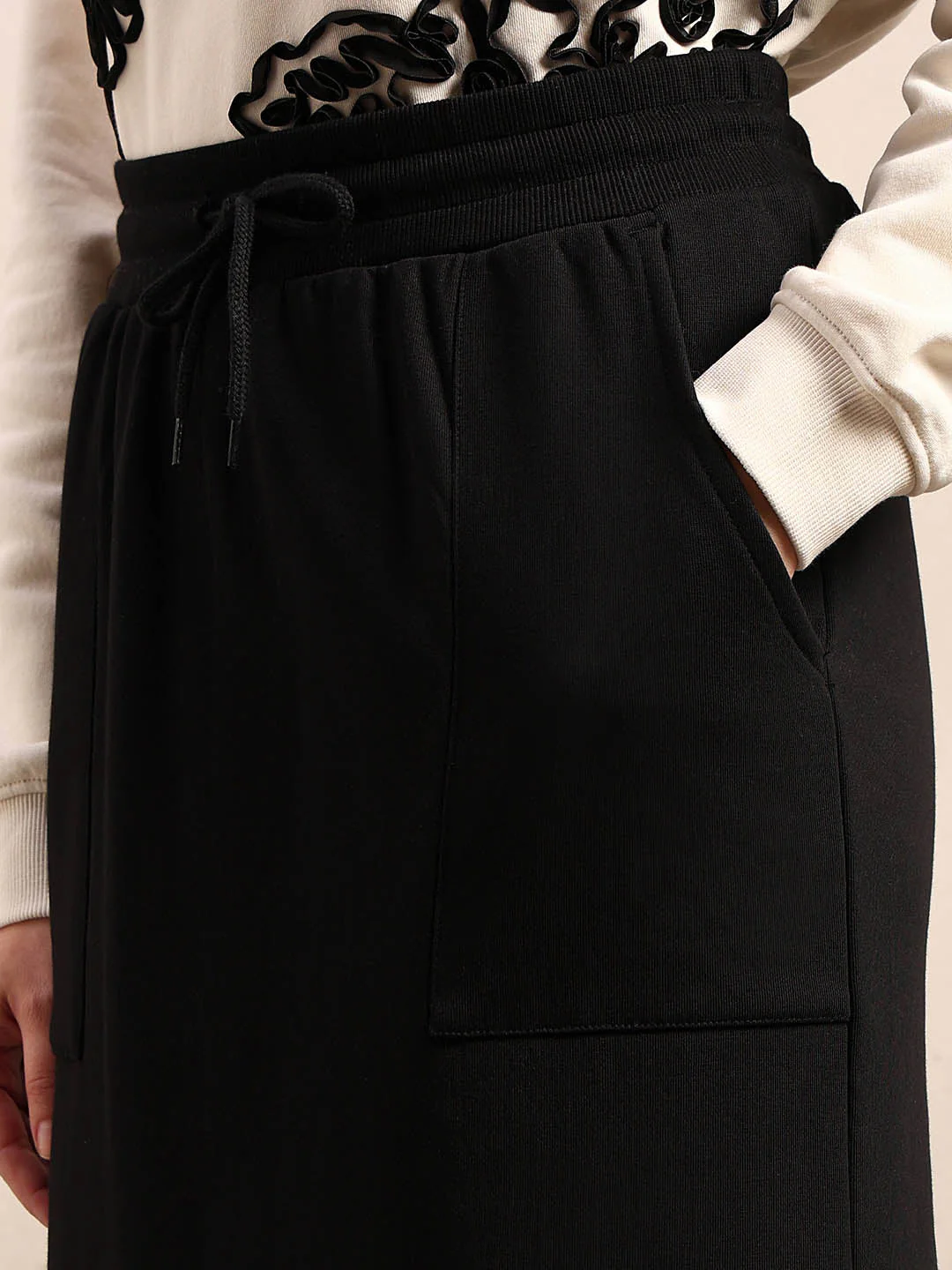 Floral Embroidered Sweatskirt - Image 8