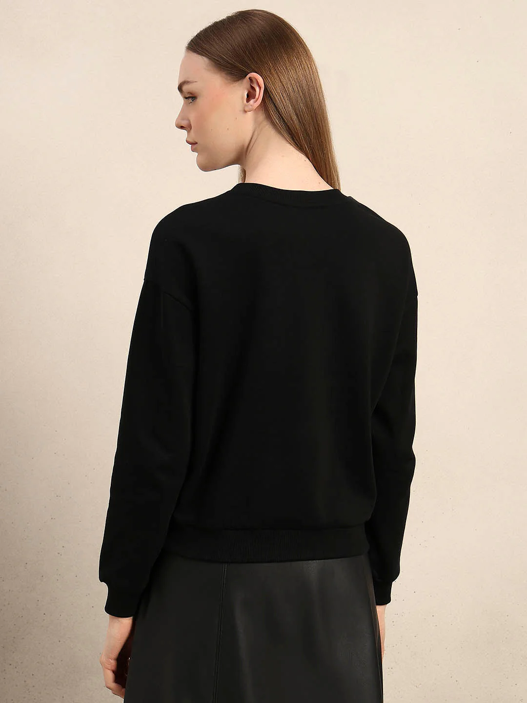 Graphic Print Cotton Sweatshirt - Image 4