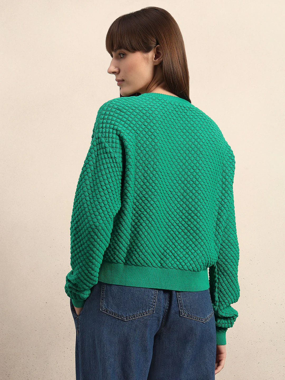 Textured Knitted Pullover - Image 4