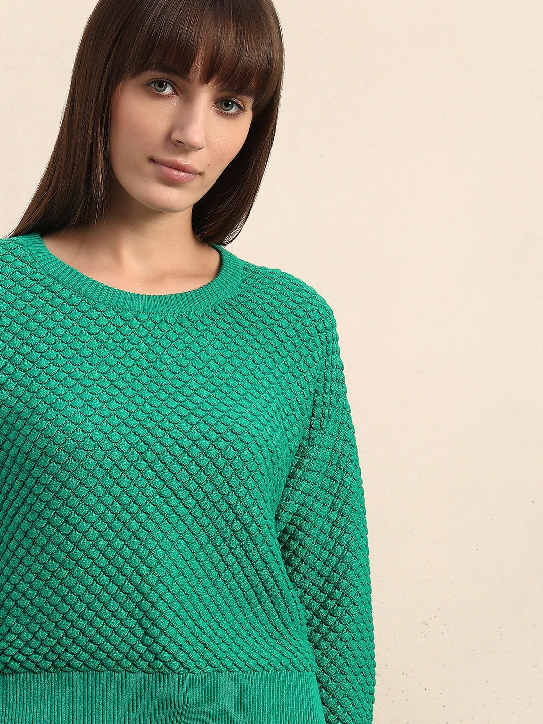 Textured Knitted Pullover - Image 6