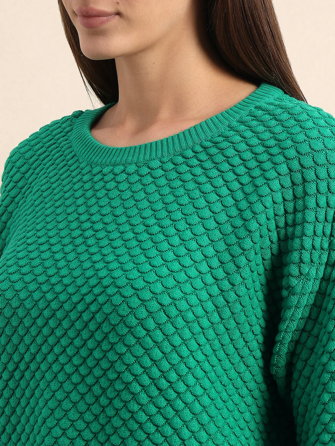 Textured Knitted Pullover - Image 8