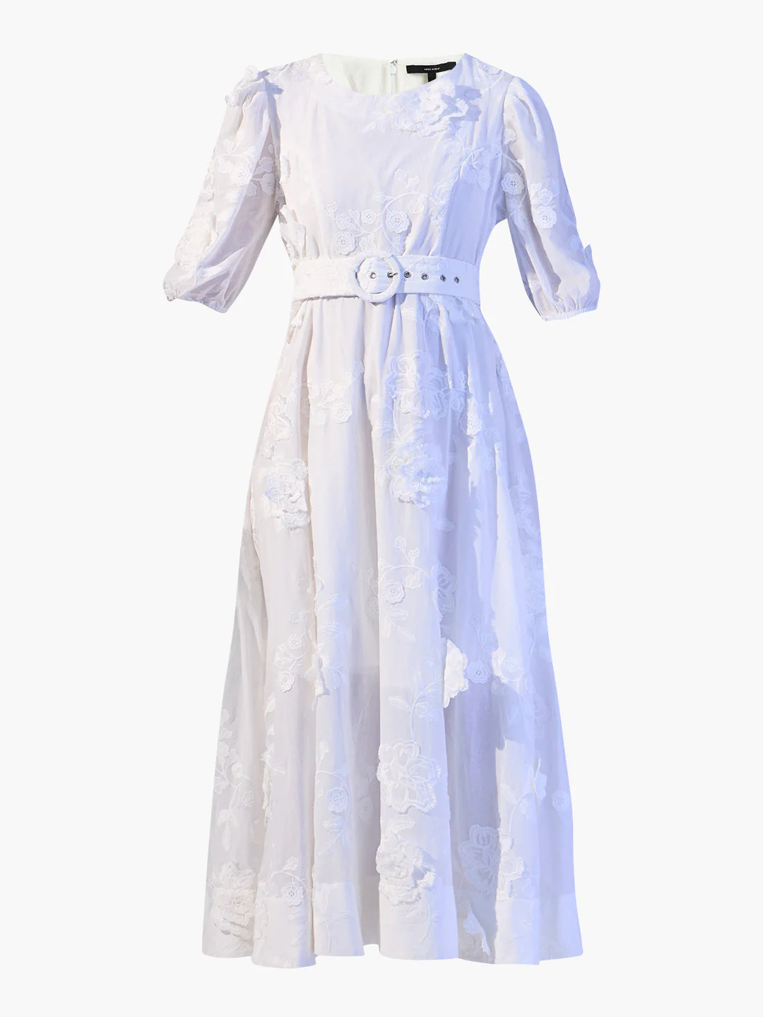 EDIT Embroidered Belted Dress - Image 7