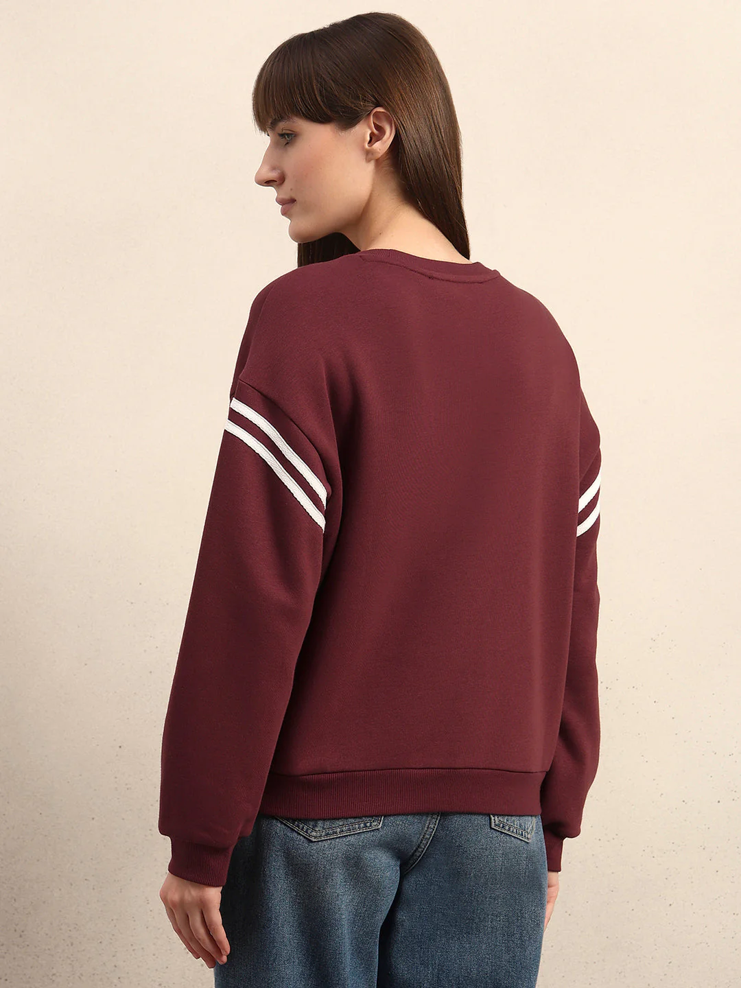Embroidered Varsity Sweatshirt - Image 4