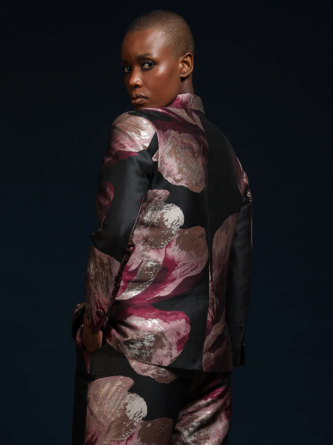 Marquee Floral Double-Breasted Blazer - Image 4