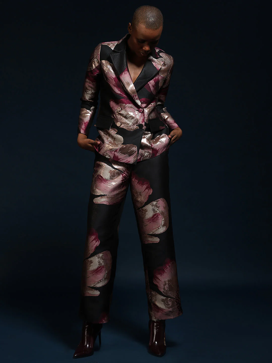 Marquee Floral Double-Breasted Blazer - Image 5