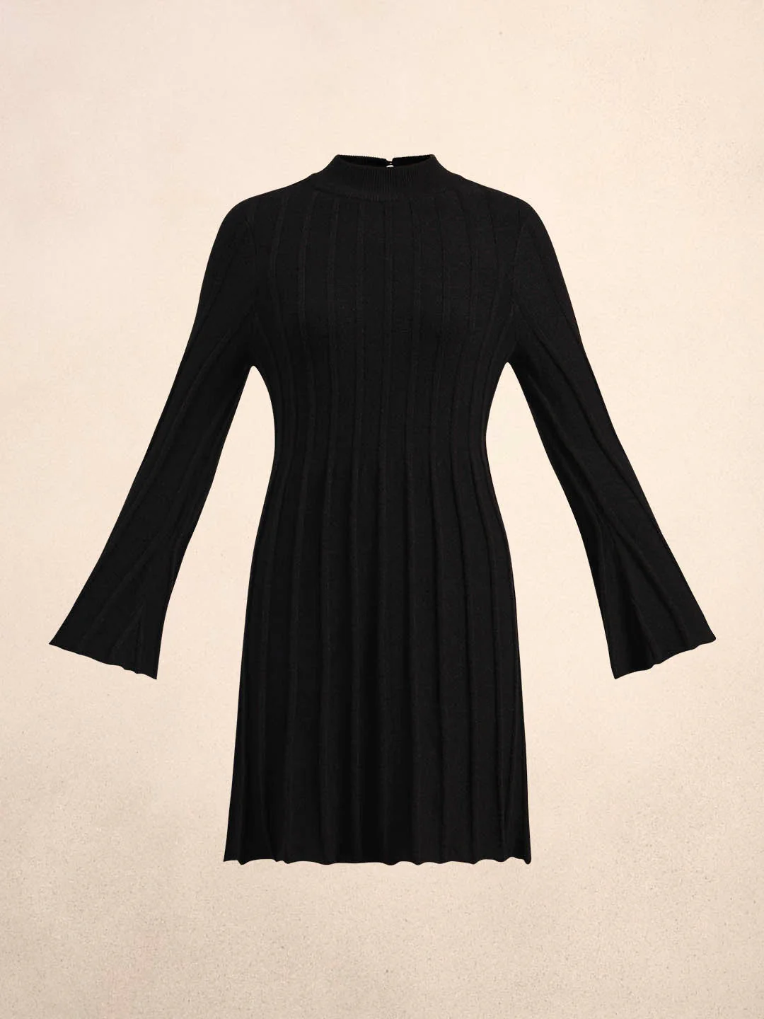 Ribbed Knitted Mini Dress - Image 7