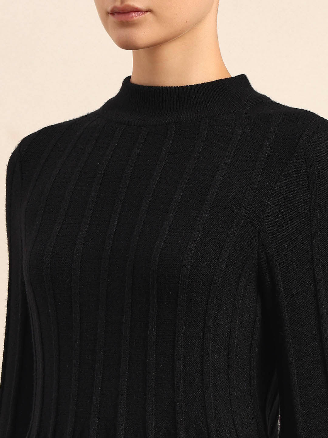 Ribbed Knitted Mini Dress - Image 8
