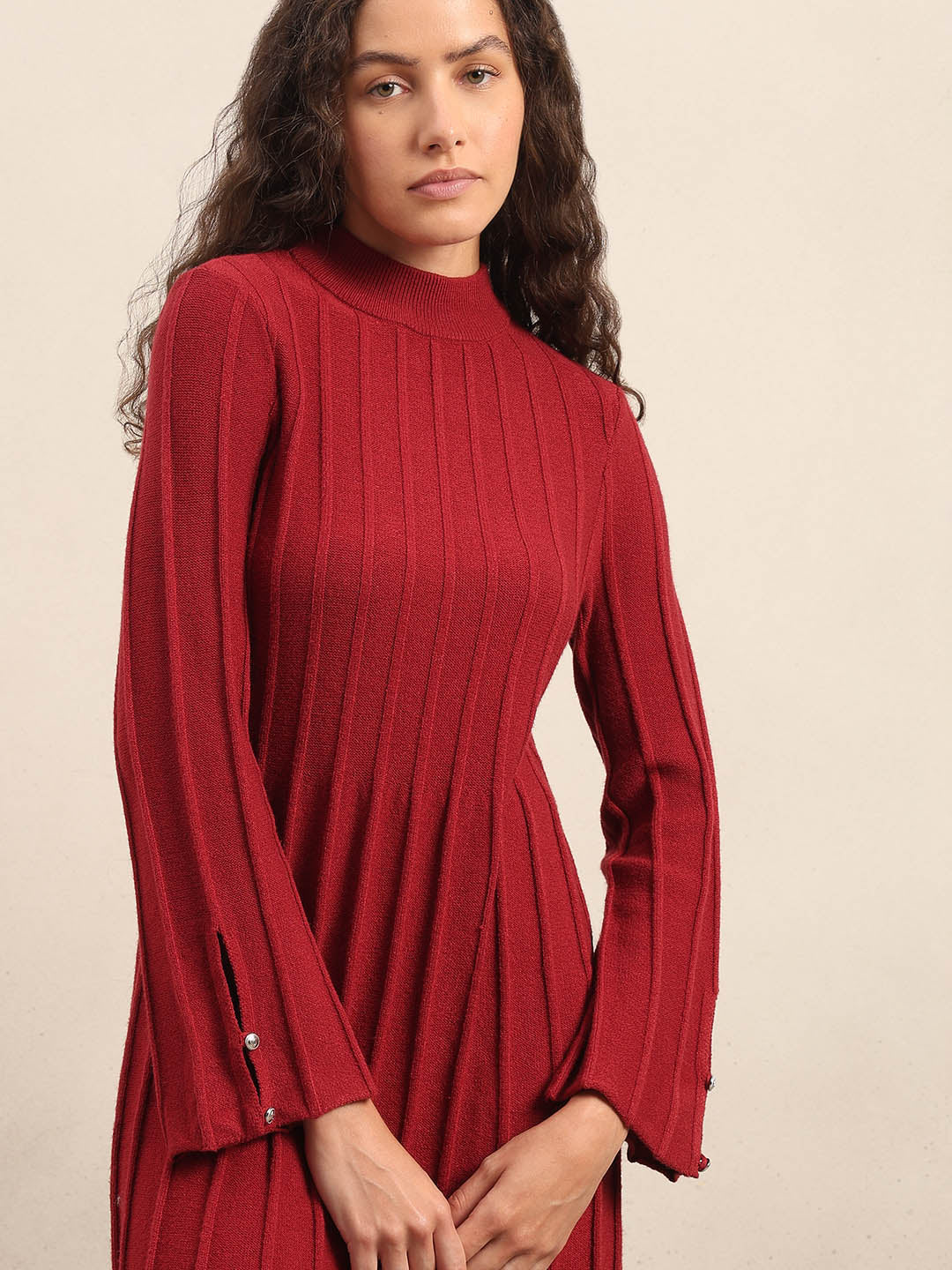 Flared Sleeves Mini Dress - Image 6