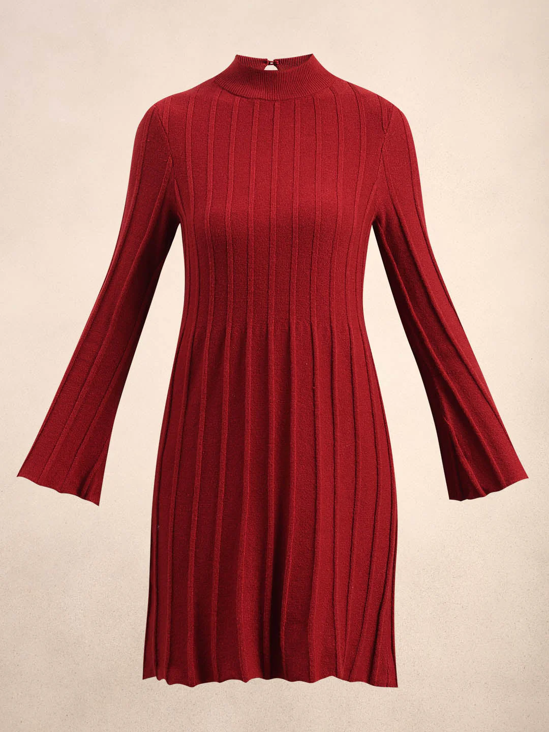Flared Sleeves Mini Dress - Image 7