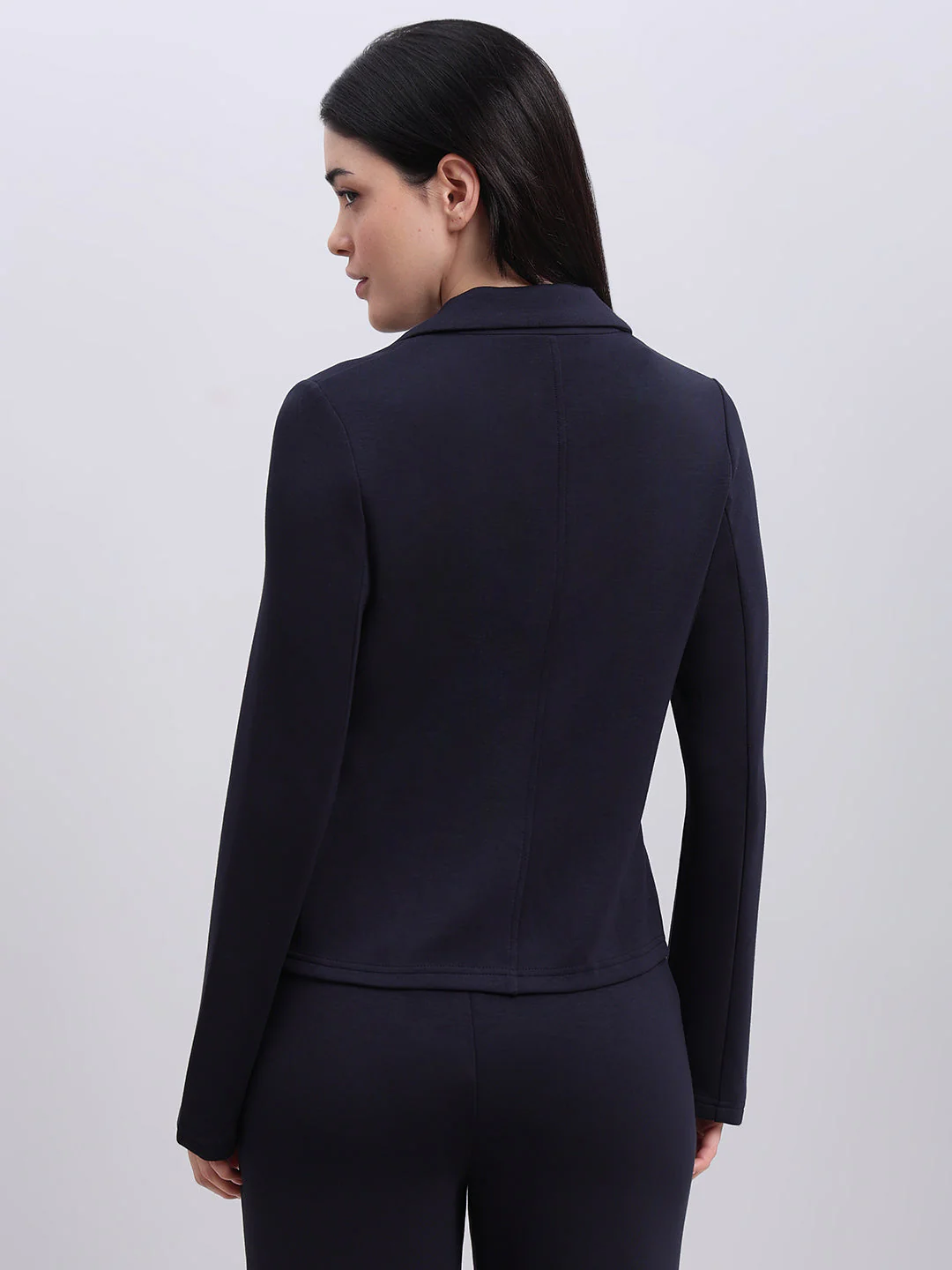 Navy Blue Tailored Blazer - Image 4