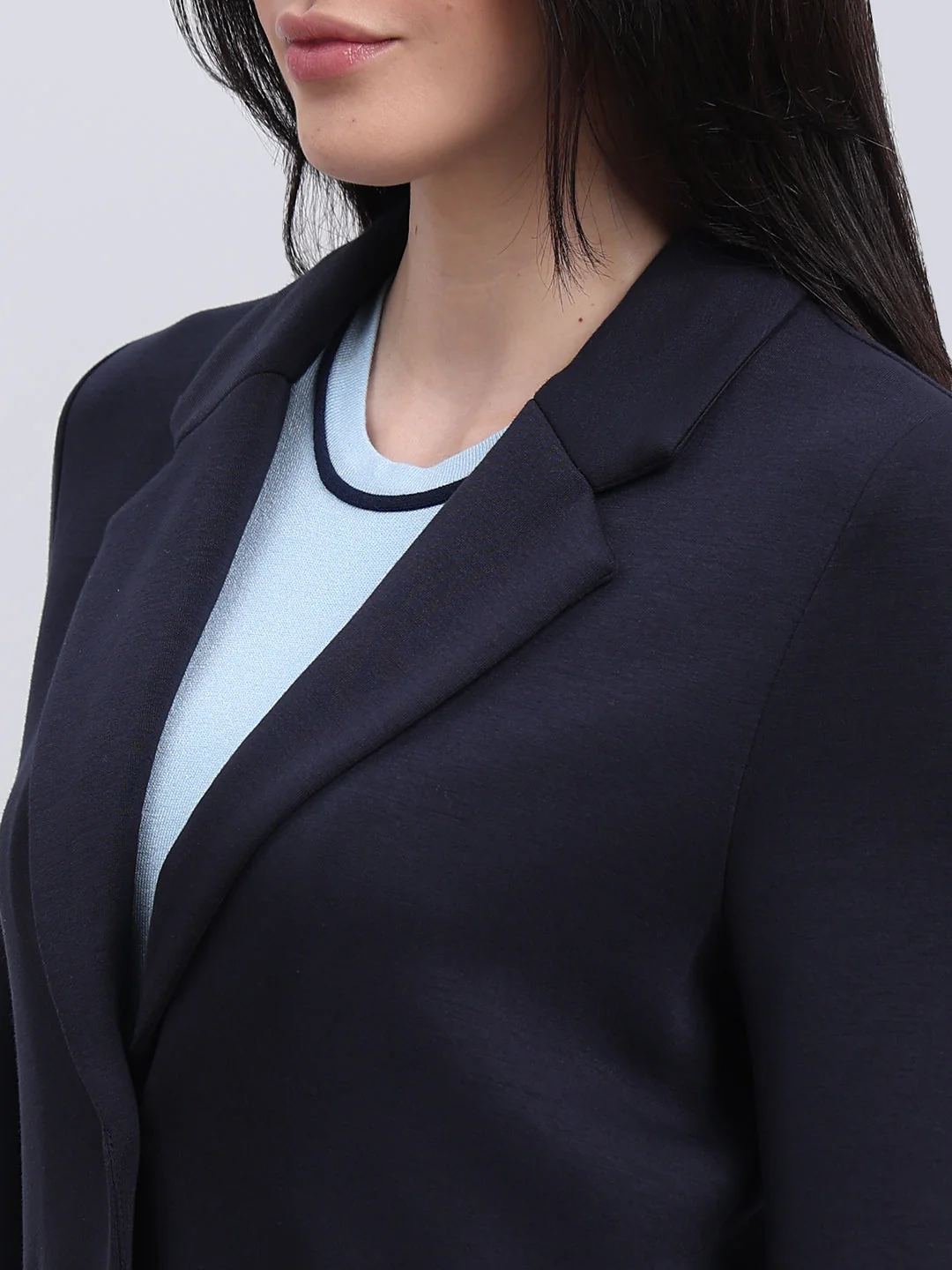 Navy Blue Tailored Blazer - Image 8