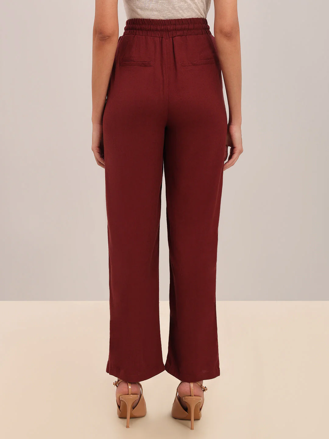 High Rise Wide Leg Pants - Image 3