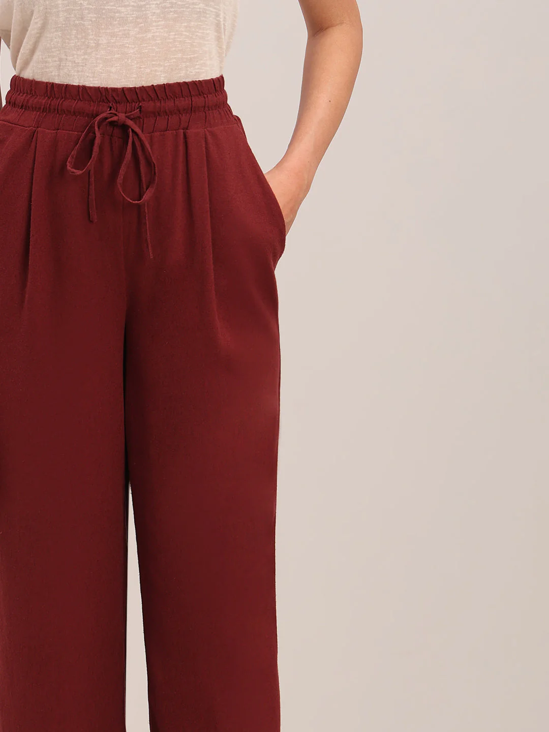 High Rise Wide Leg Pants - Image 5
