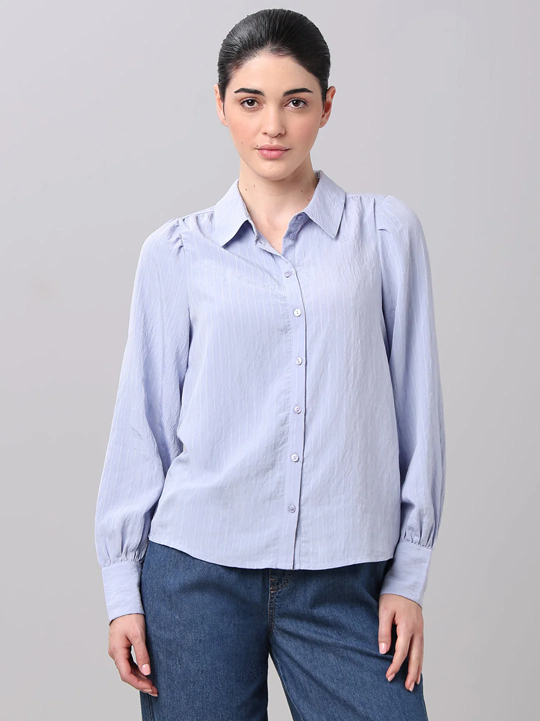 Light Blue Button Down Shirt - Image 2