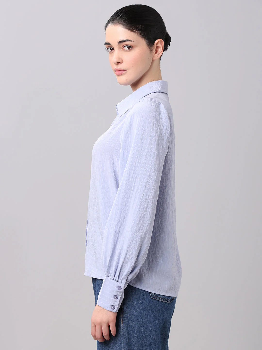 Light Blue Button Down Shirt - Image 3