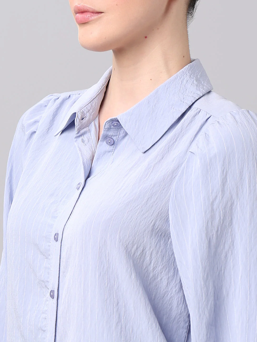 Light Blue Button Down Shirt - Image 8