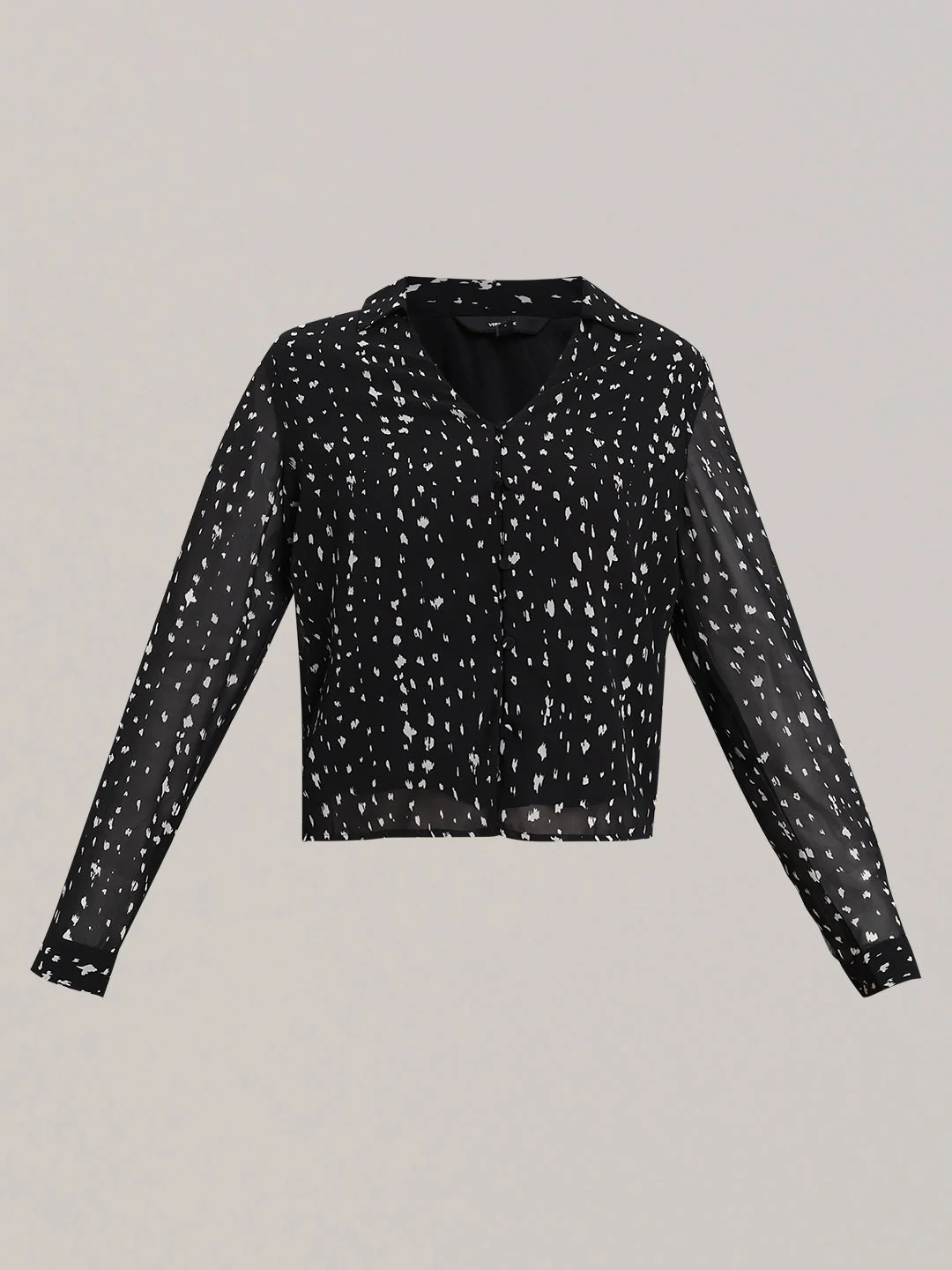 V-Neck Printed Top - Image 7