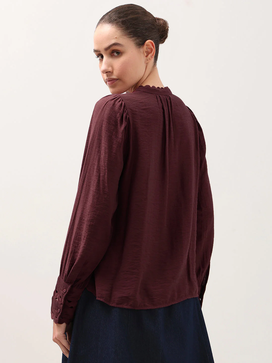 Gathered Neck Top - Image 4