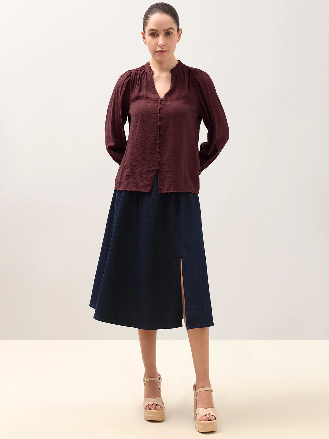 Gathered Neck Top - Image 5