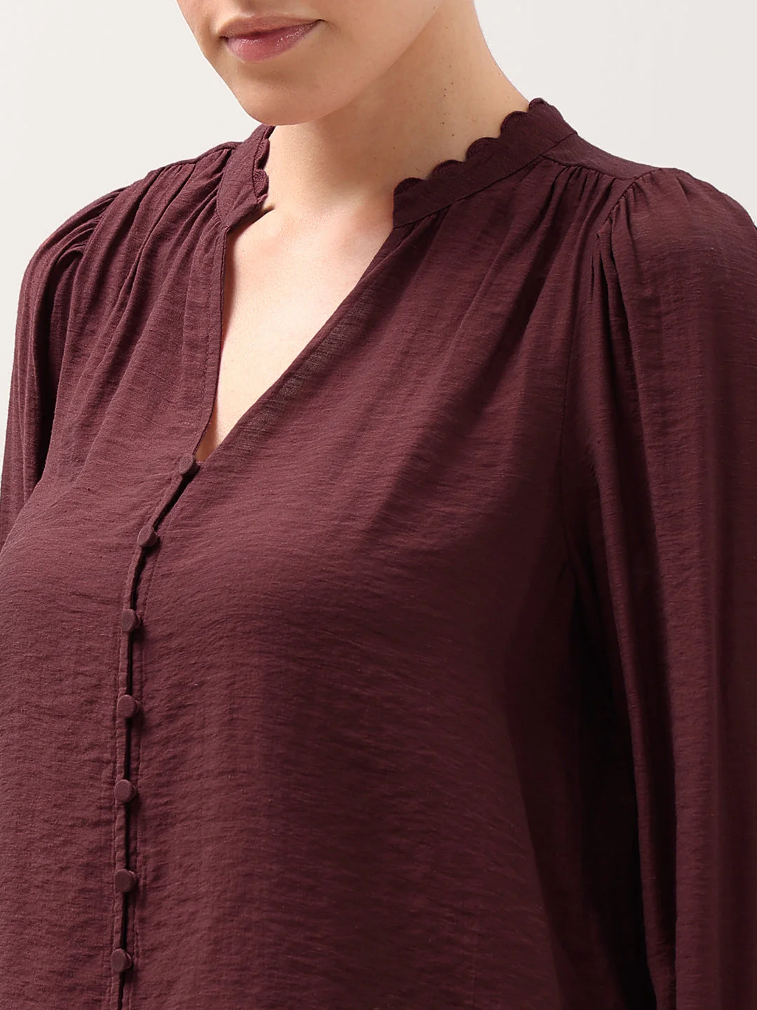 Gathered Neck Top - Image 8