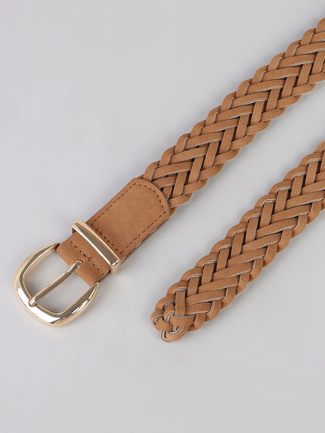 Tan Braided Belt - Image 3