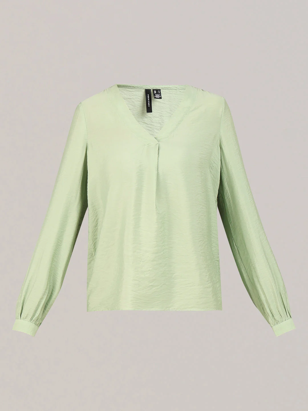 Light Green V-Neck Top - Image 7