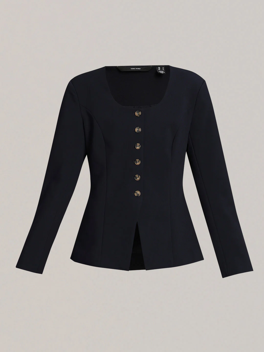 Navy Blue Structured Blazer - Image 7