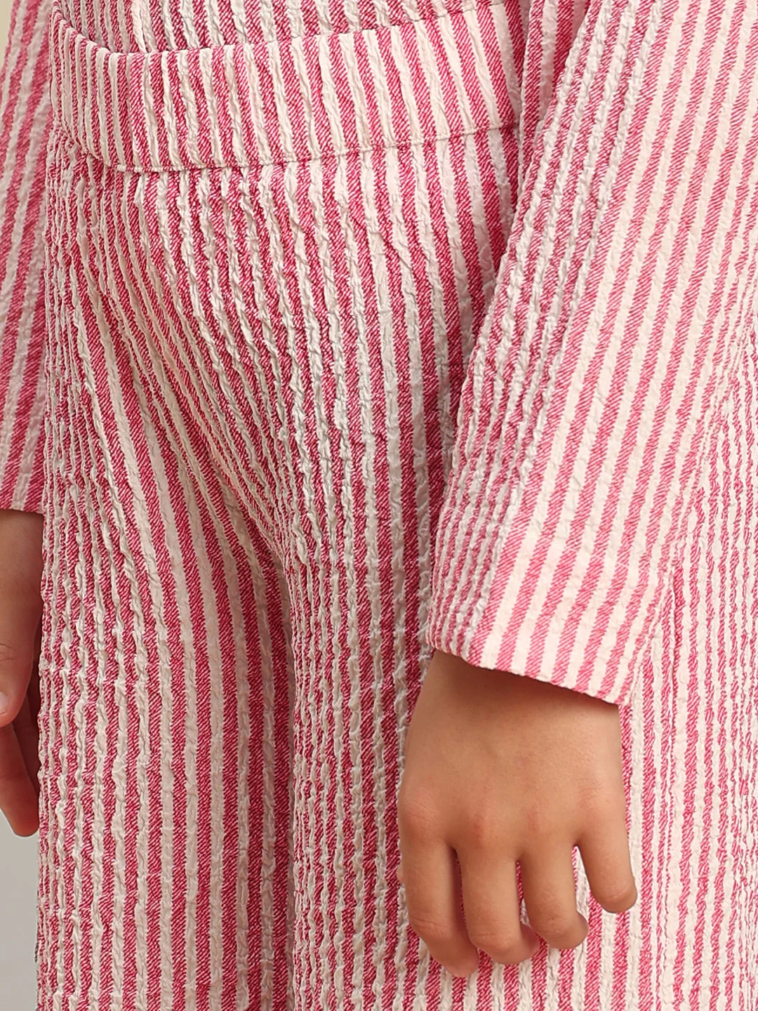 GIRL Pink Striped Pants - Image 8