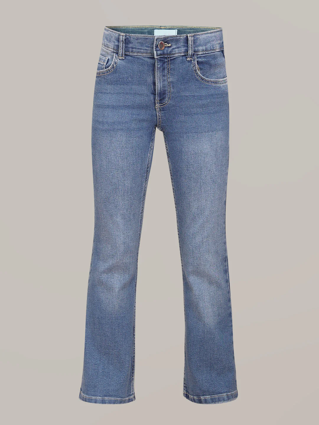 GIRL Blue Mid Rise Flared Jeans - Image 7