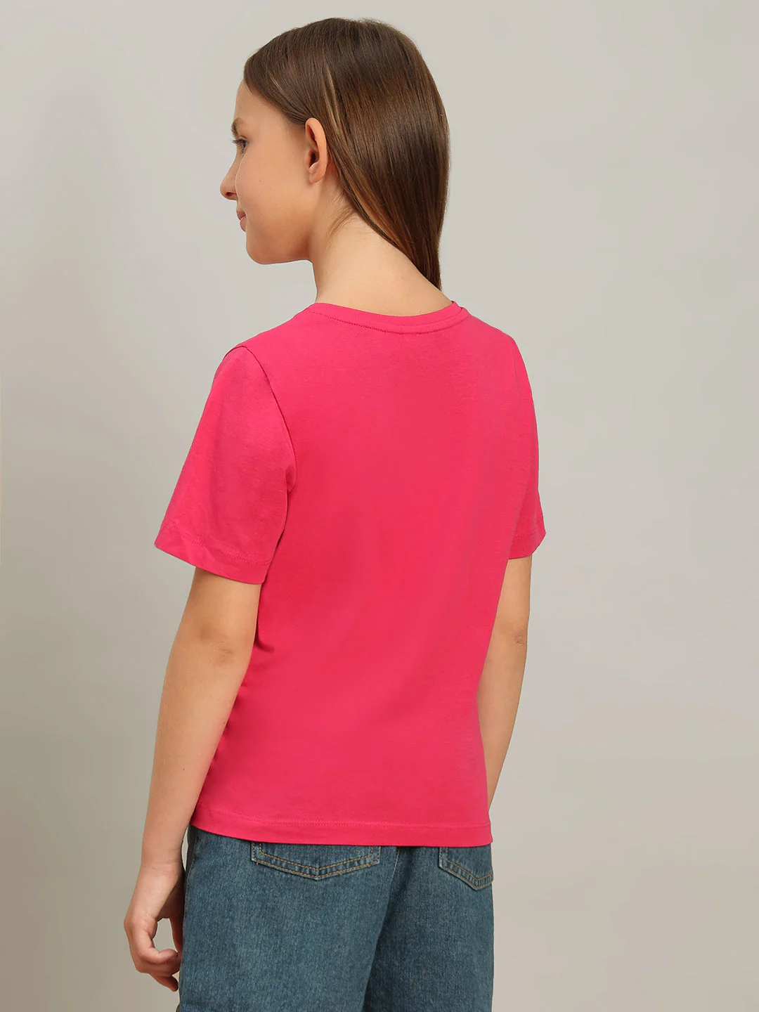 GIRL Pink Printed T-shirt - Image 4