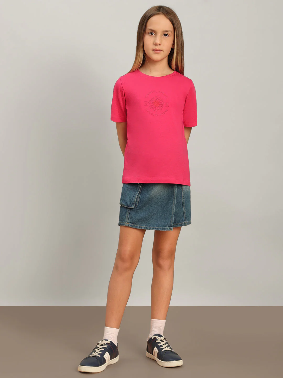 GIRL Pink Printed T-shirt - Image 5
