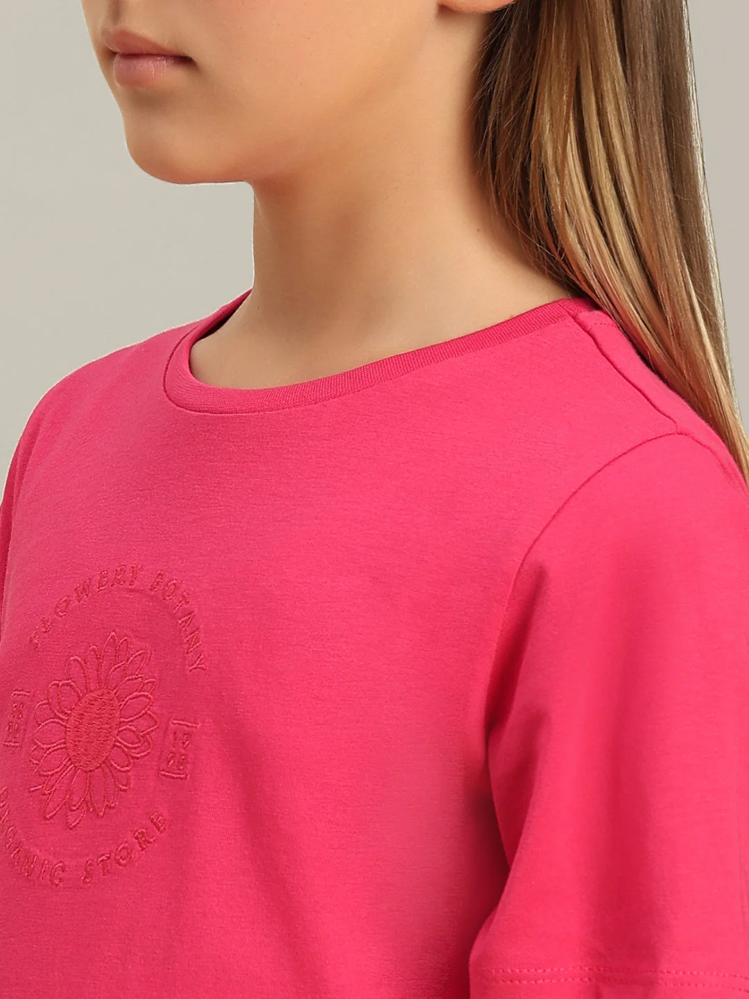 GIRL Pink Printed T-shirt - Image 8