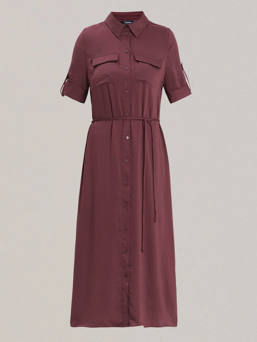 Button-Down Utility Shirt Dress - Image 7