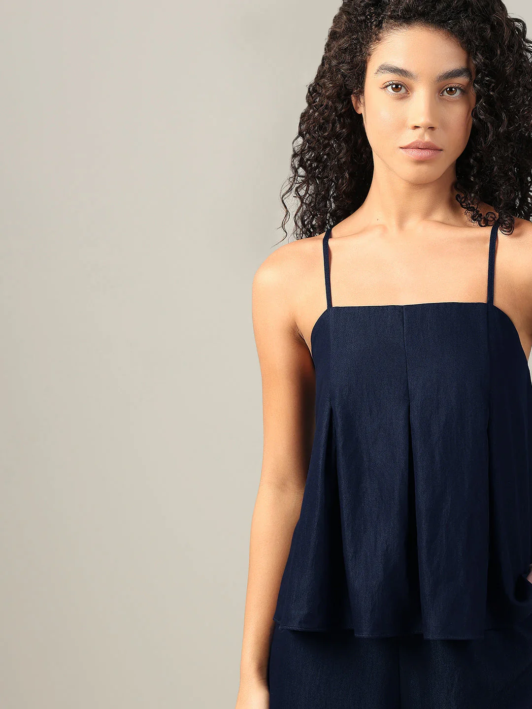Navy Spaghetti Strap Top - Image 6