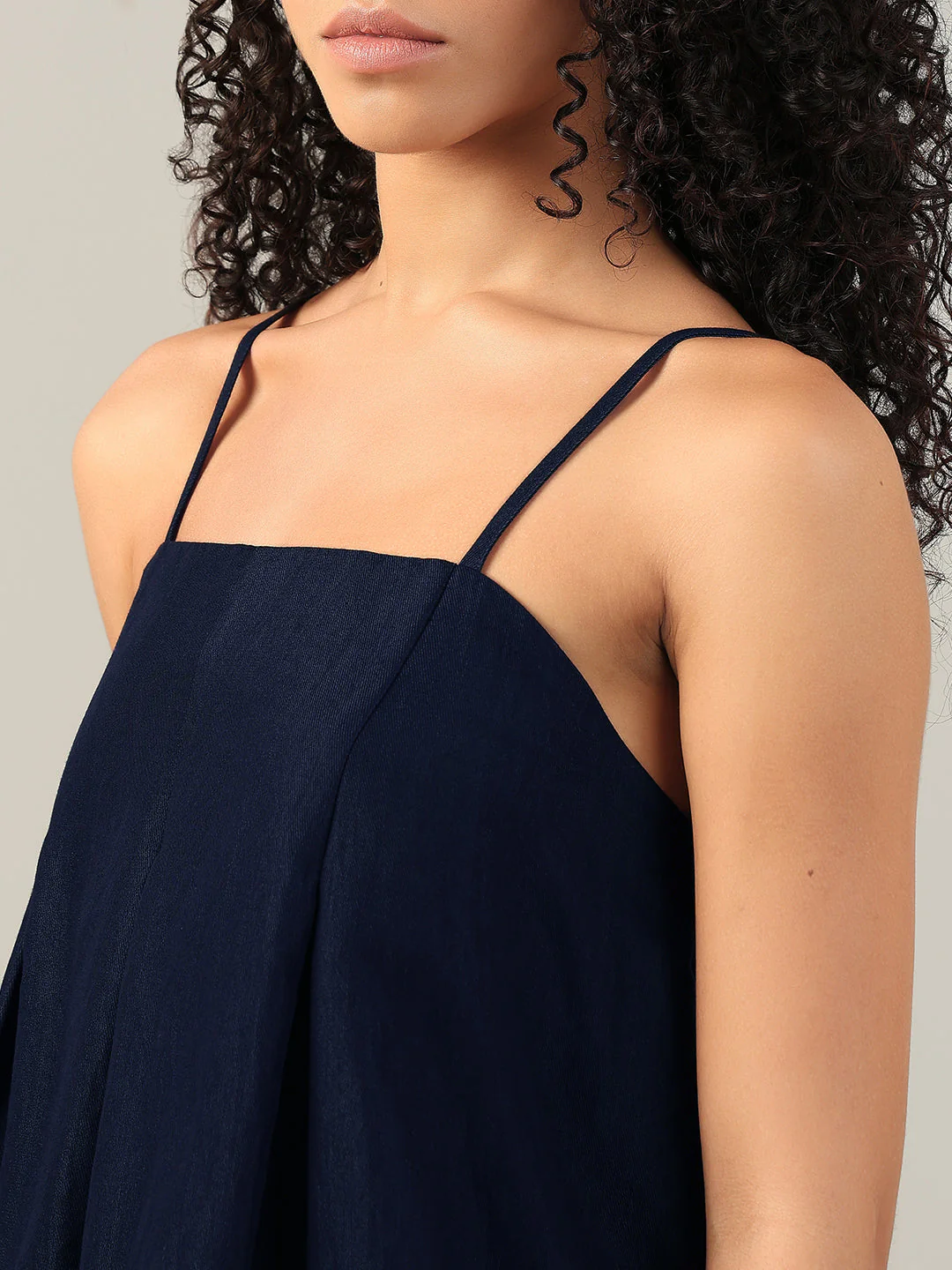 Navy Spaghetti Strap Top - Image 8