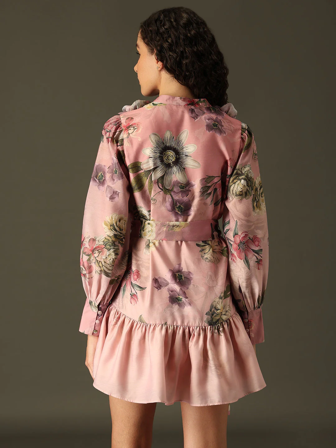 MARQUEE Floral Fit & Flare Dress - Image 4