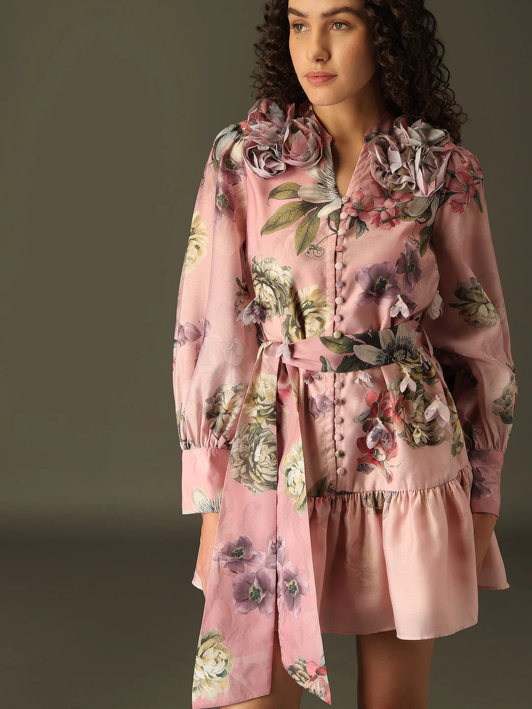 MARQUEE Floral Fit & Flare Dress - Image 6